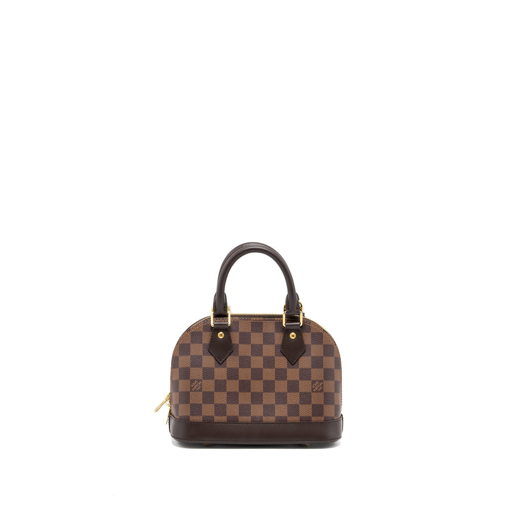LOUIS VUITTON ALMA BB DAMIER EBENE GHW