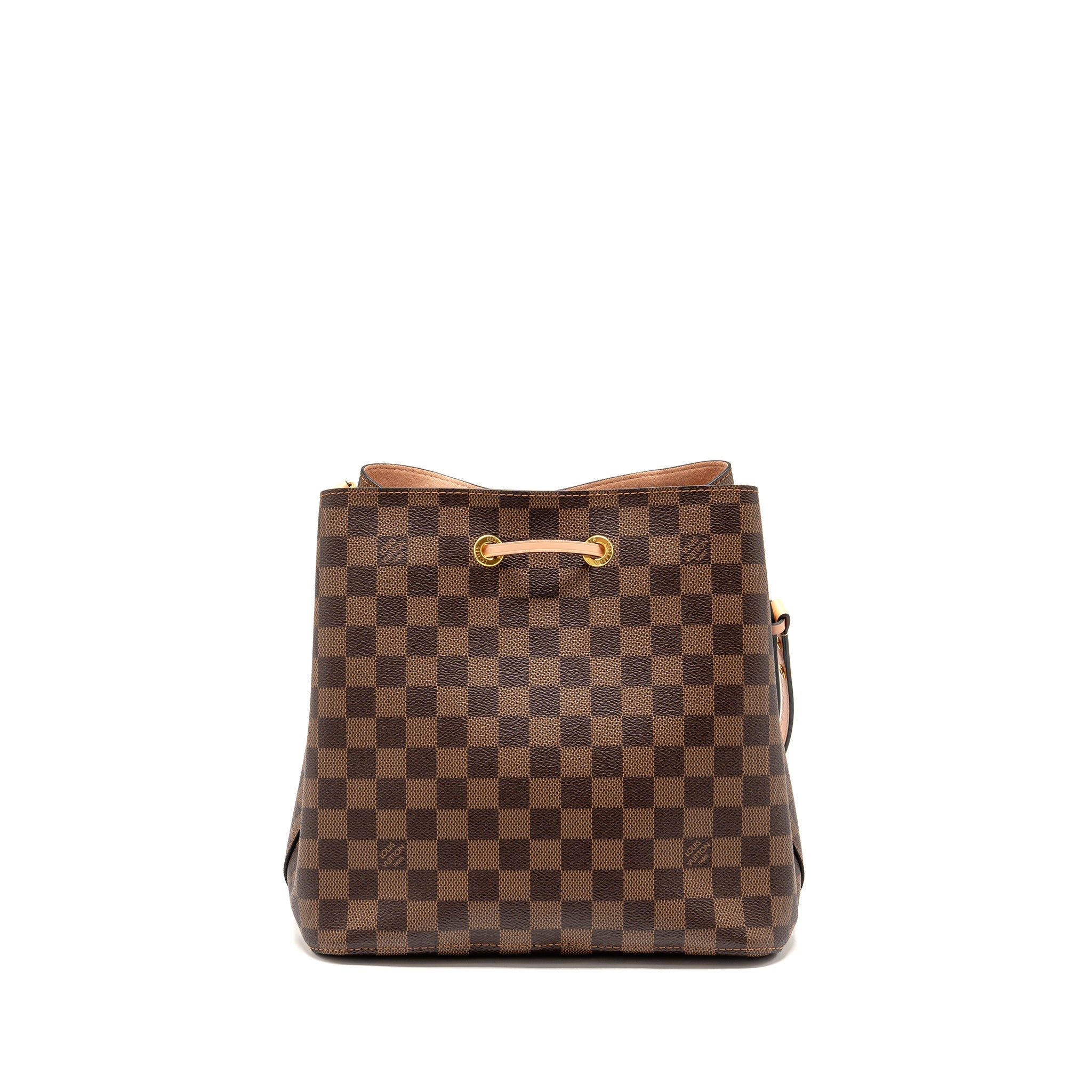 LOUIS VUITTON NEO NOE DAMIER EBENE CANVAS LIGHT PINK GHW