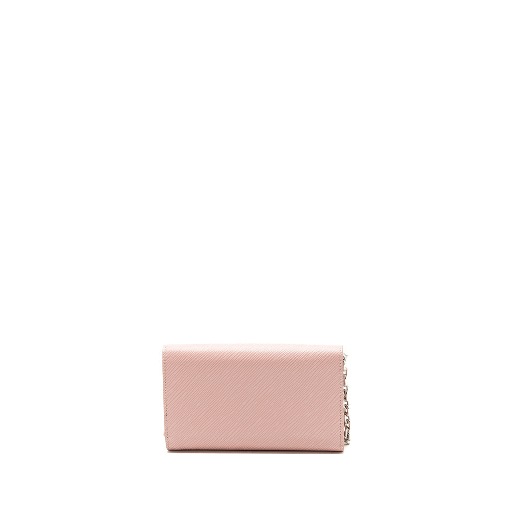 LOUIS VUITTON TWIST CHAIN POUCH EPI ROSE BALLERINE SHW