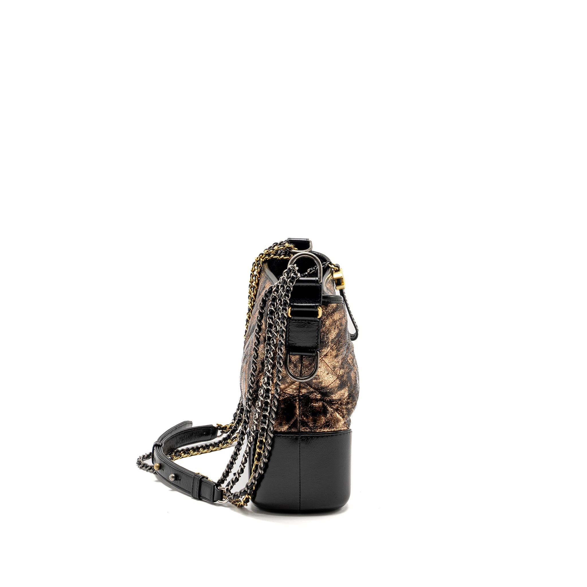 CHANEL GABRIELLE HOBO BAG CALFSKIN COPPER MULTICOLOUR HARDWARE