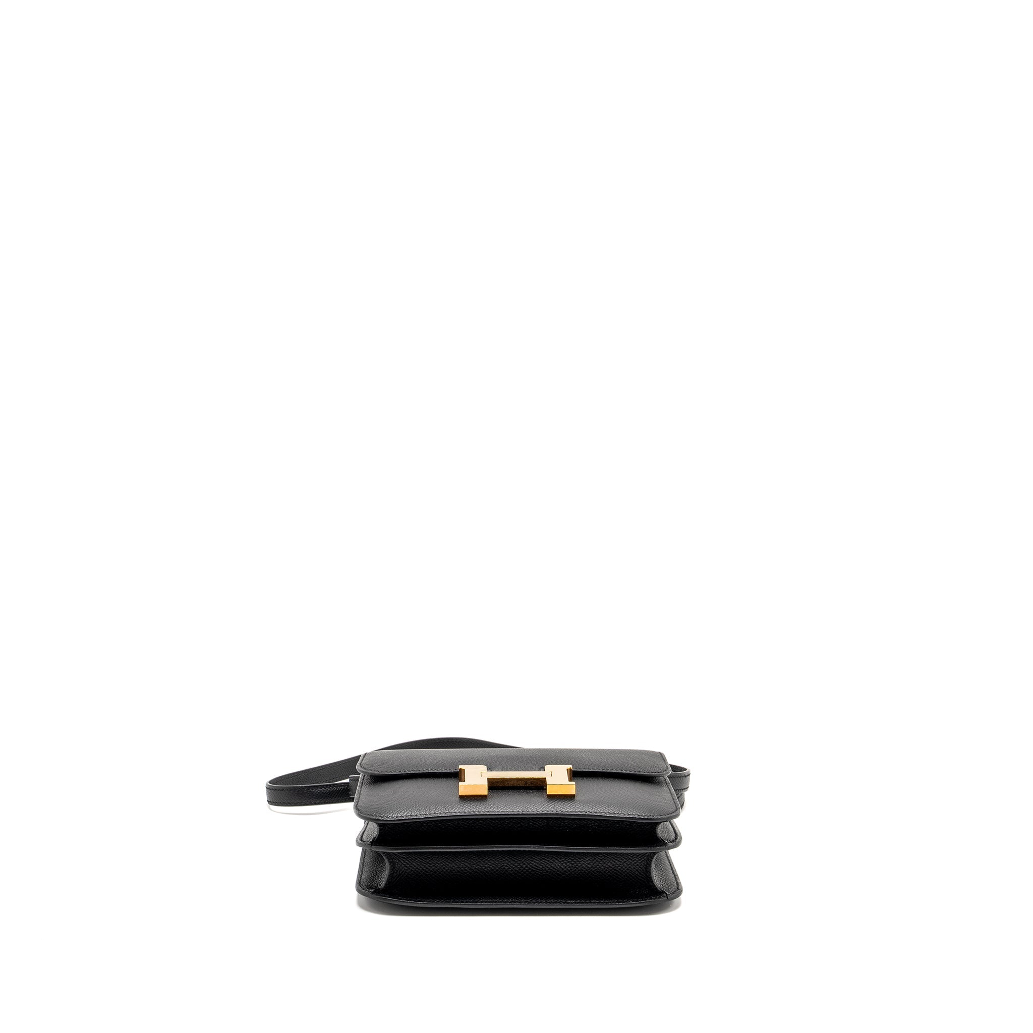 HERMES MINI CONSTANCE EPSOM BLACK RGHW