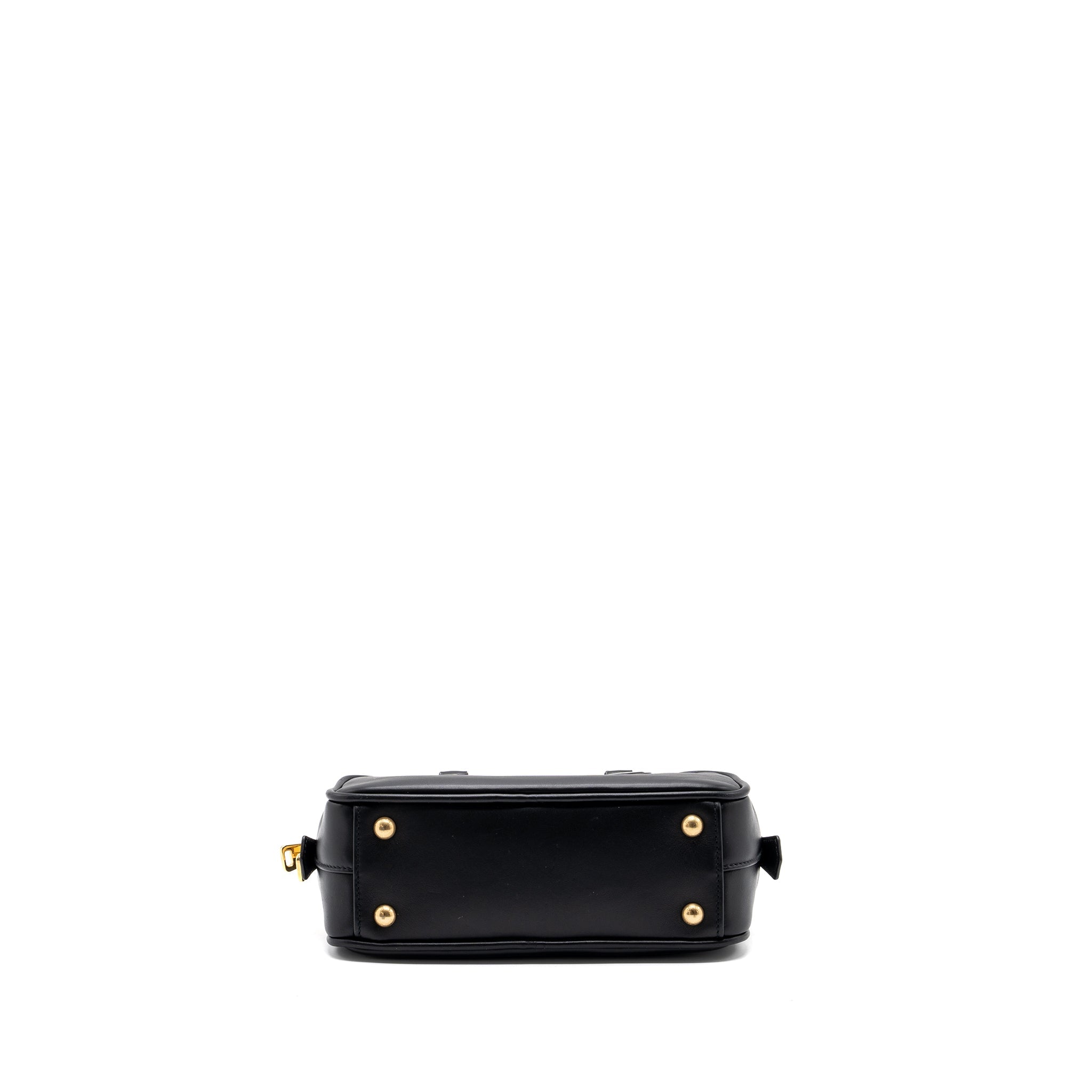 MIUMIU ARCADIE TOP HANDLE BAG BLACK GHW