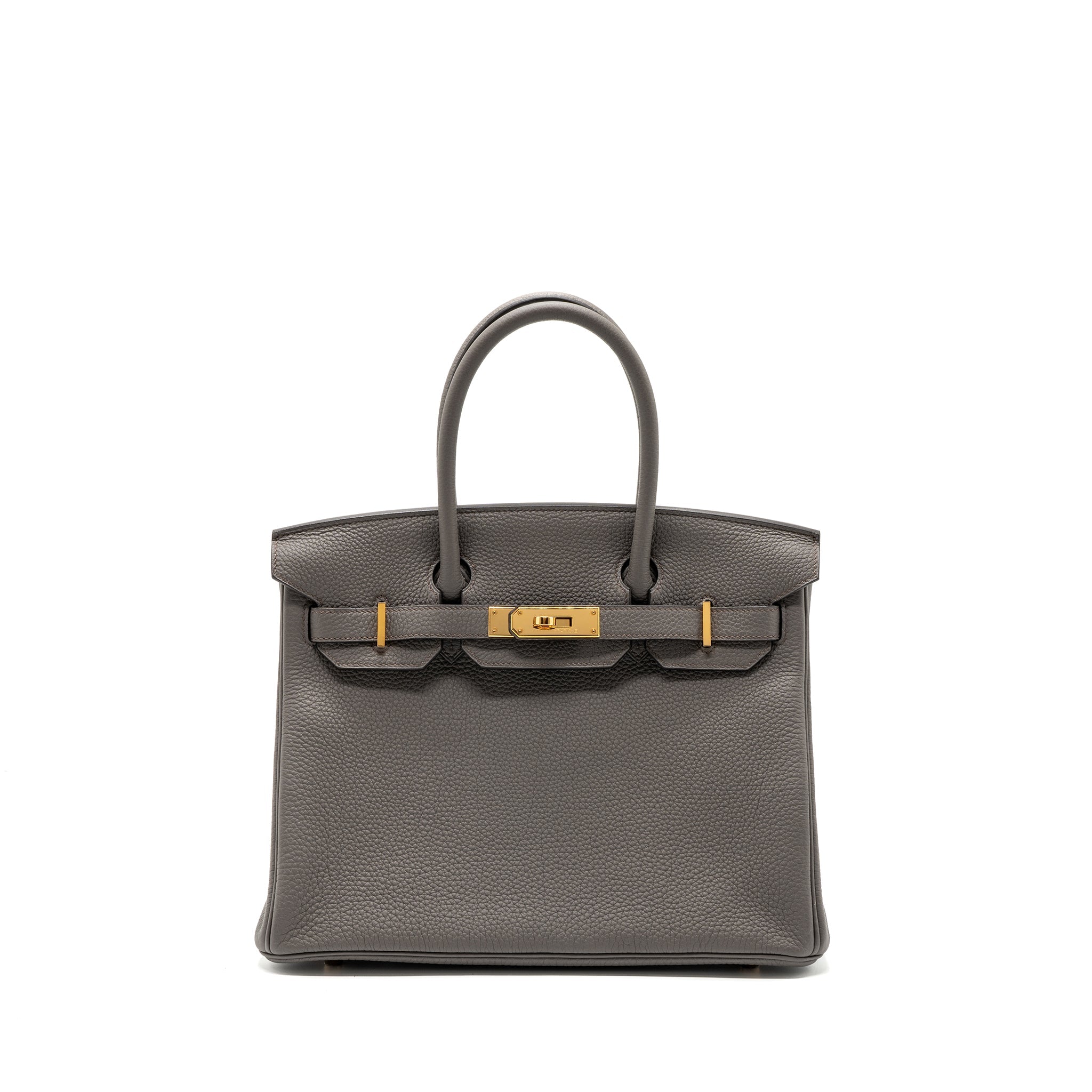 HERMES BIRKIN 30 TOGO GRIS ETAIN RGHW