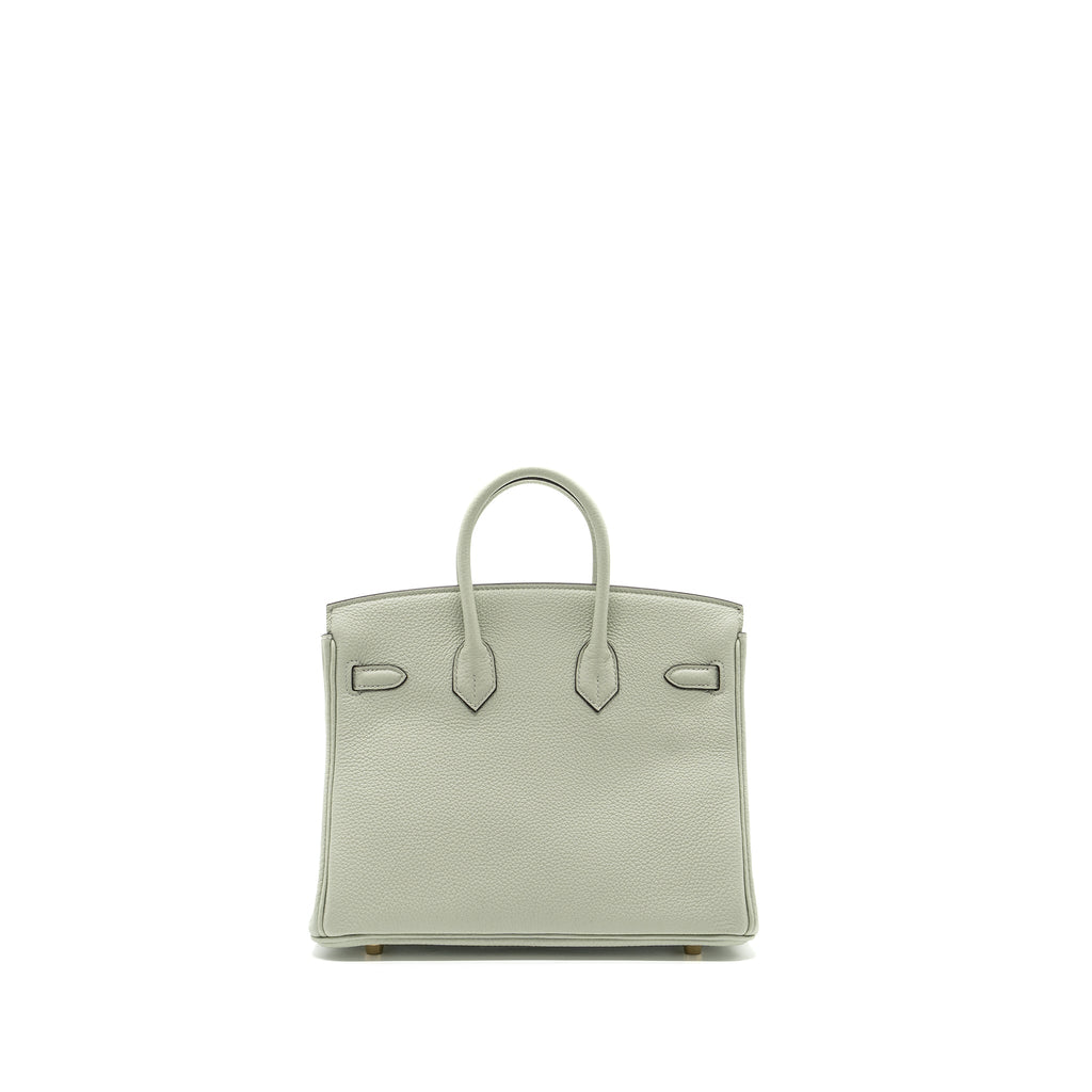 HERMES BIRKIN 25 TOGO GRIS NEVE GHW