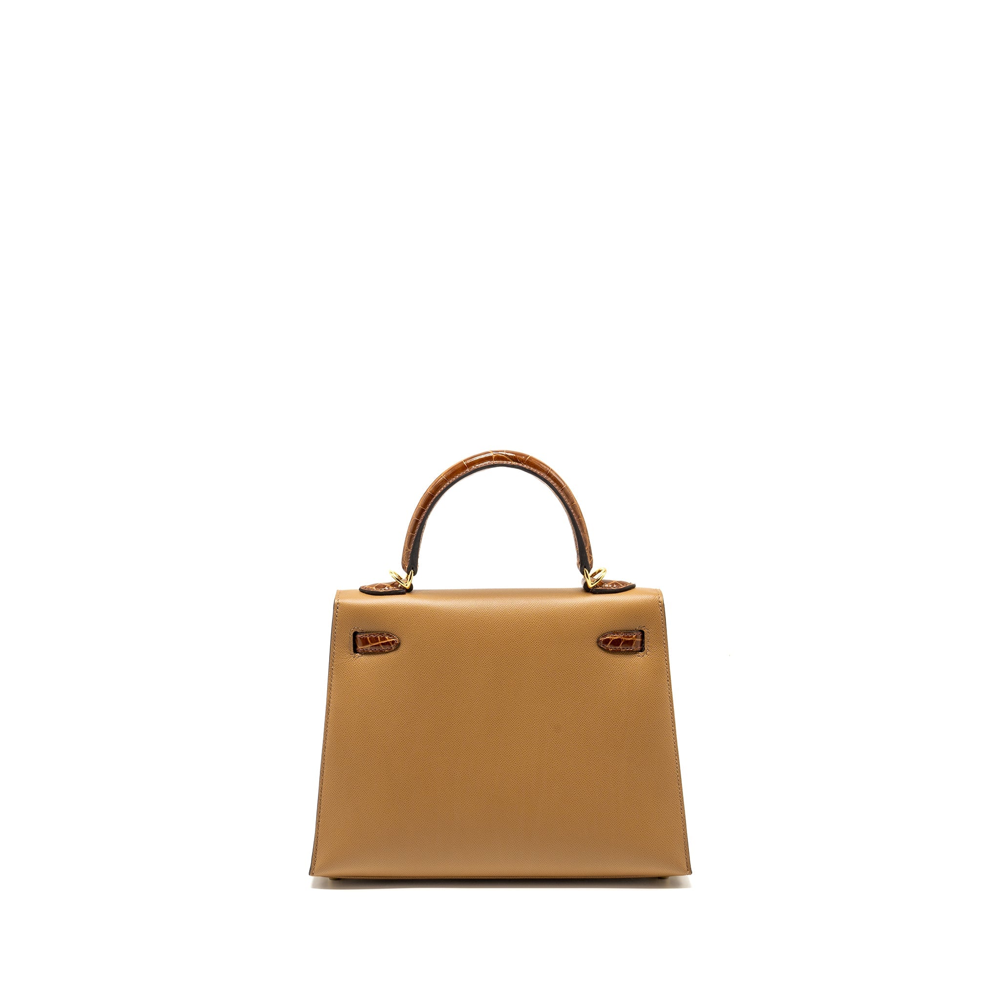 HERMES TOUCH KELLY 25 MADAME/ CROCODILE NILOTICUS CHAI/MIEL GHW