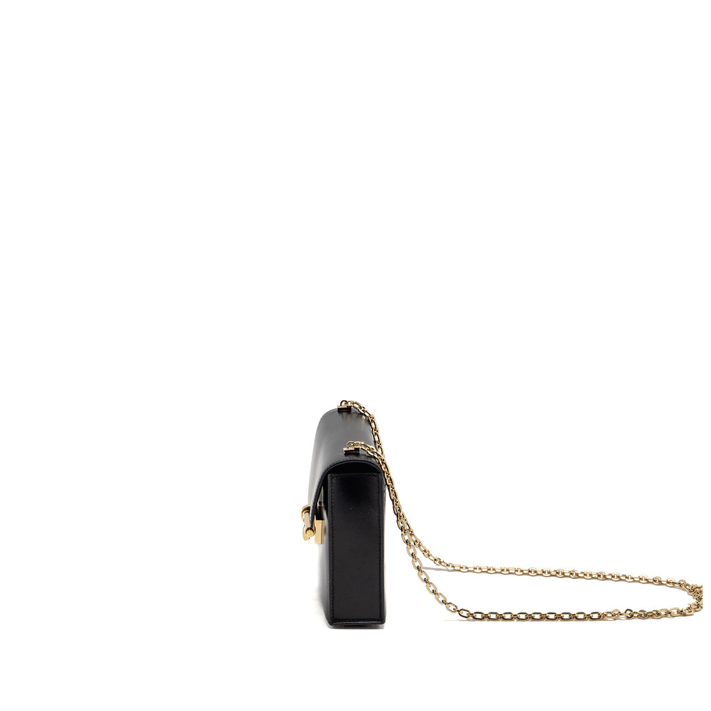 HERMES MINI VERROU BOX BLACK GHW