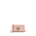LOUIS VUITTON TWIST CHAIN POUCH EPI ROSE BALLERINE SHW