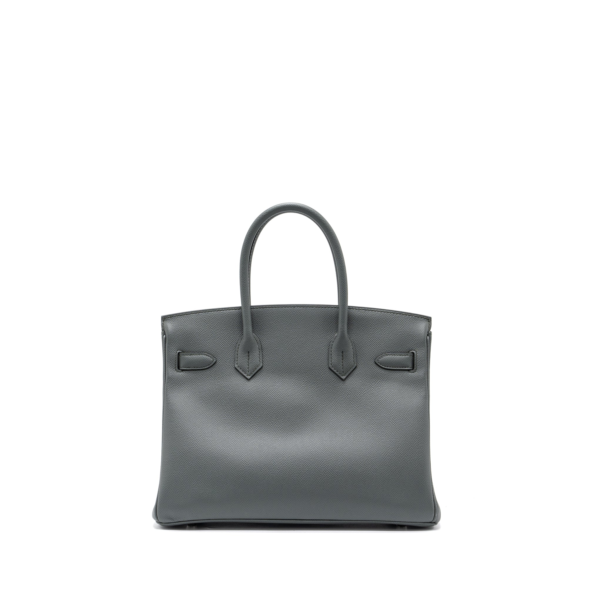 HERMES BIRKIN 30 EPSOM VERT AMANDE SHW