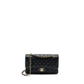 CHANEL MEDIUM CLASSIC DOUBLE FLAP BAG CAVIAR BLACK GHW