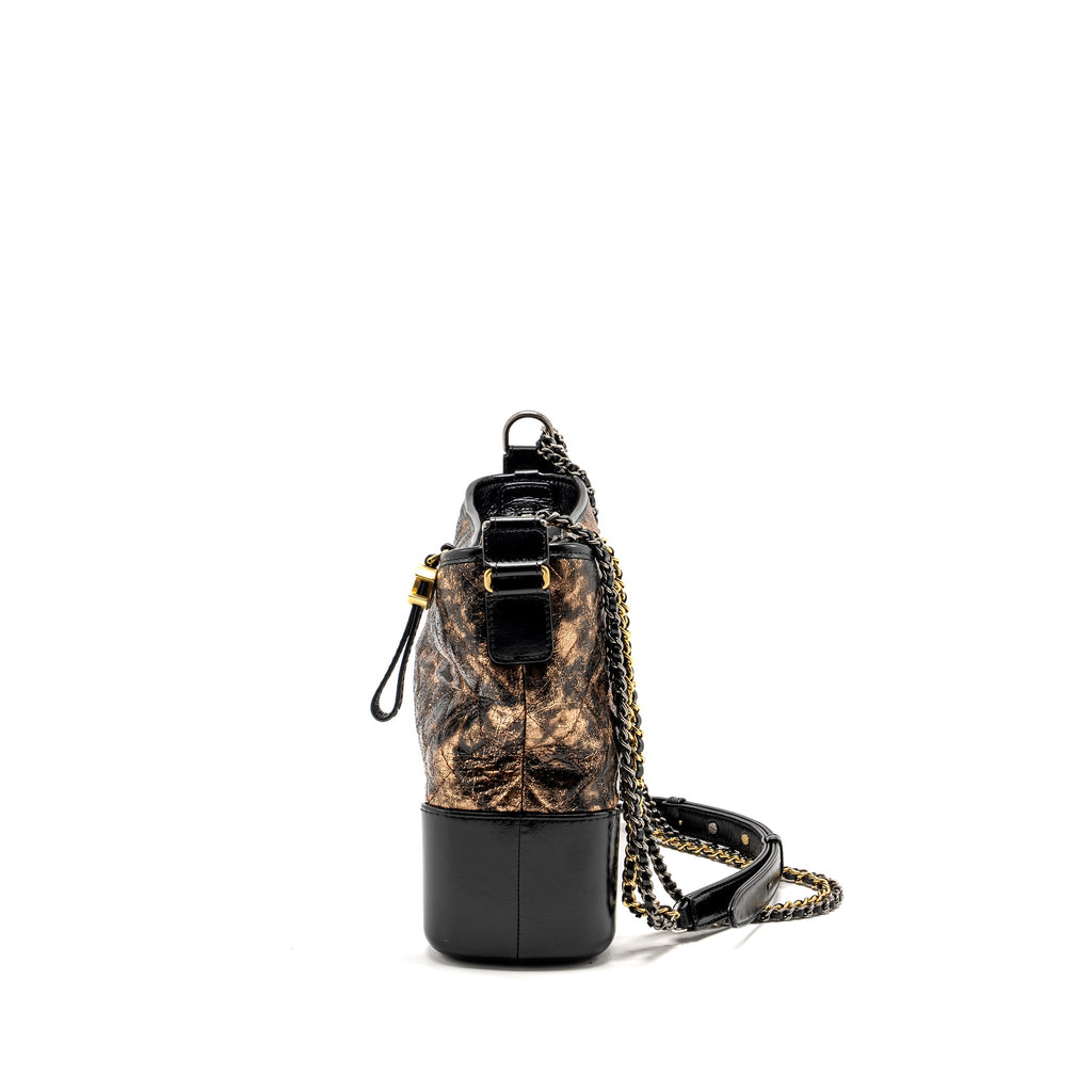 CHANEL GABRIELLE HOBO BAG CALFSKIN COPPER MULTICOLOUR HARDWARE