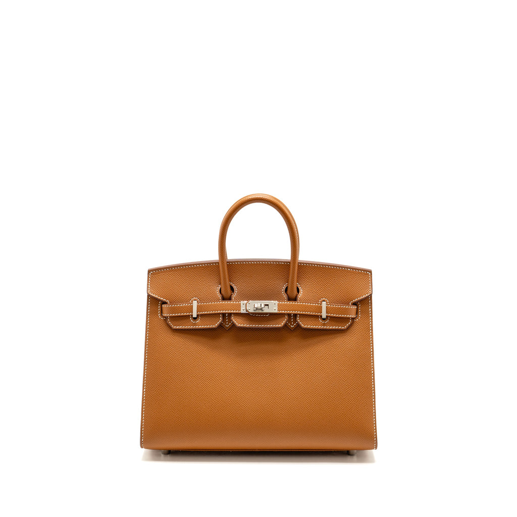 HERMES BIRKIN 25 SELLIER EPSOM GOLD SHW