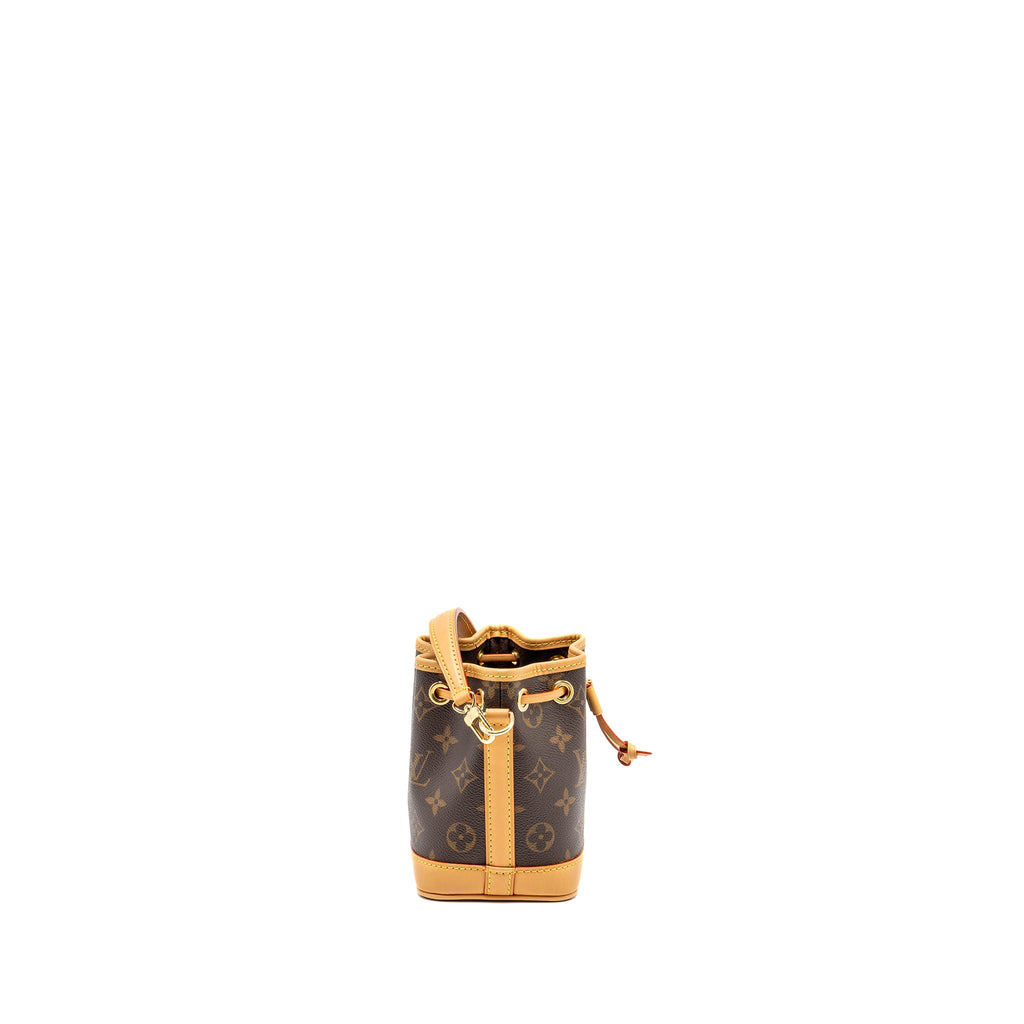 LOUIS VUITTON NANO NOE MONOGRAM CANVAS GHW