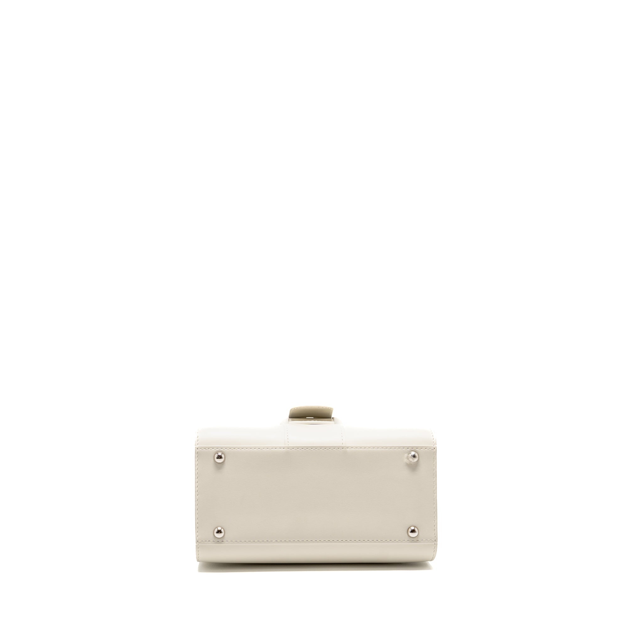 DELVAUX MINI BRILLIANT BOX CALFSKIN IVORY SHW