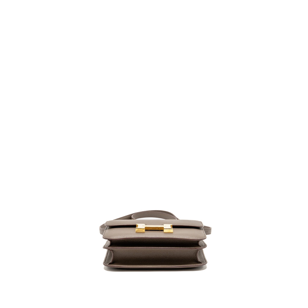 HERMES MINI CONSTANCE EPSOM GRIS ETAIN GHW