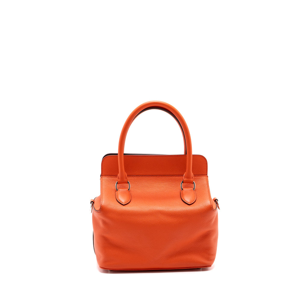 HERMES TOOLBOX 20 EVERCOLOR ORANGE POPPY / BORDEAUX SHW