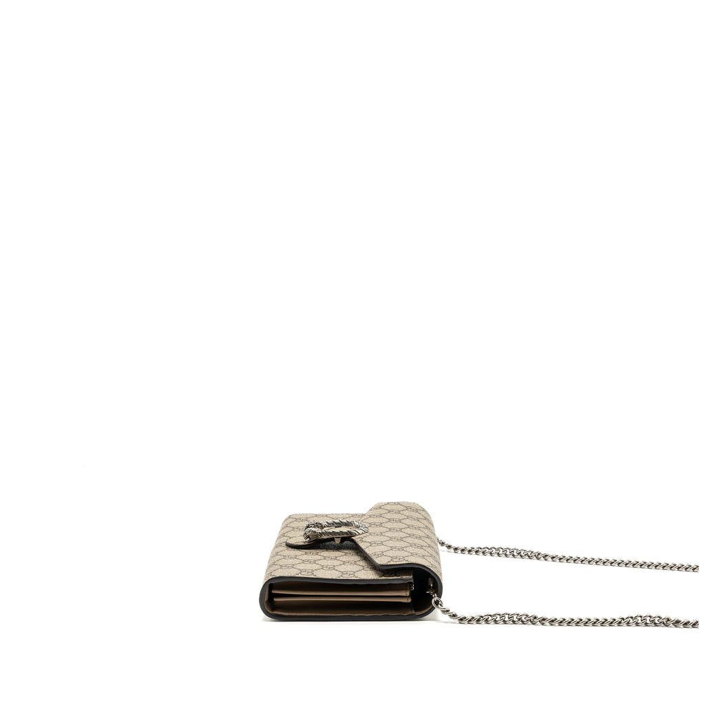 GUCCI DIONYSUS MINI CHAIN BAG GG SUPREME CANVAS BROWN / MULTICOLOUR SHW