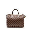 LOUIS VUITTON SPEEDY 30 DAMIER EBENE CANVAS GHW