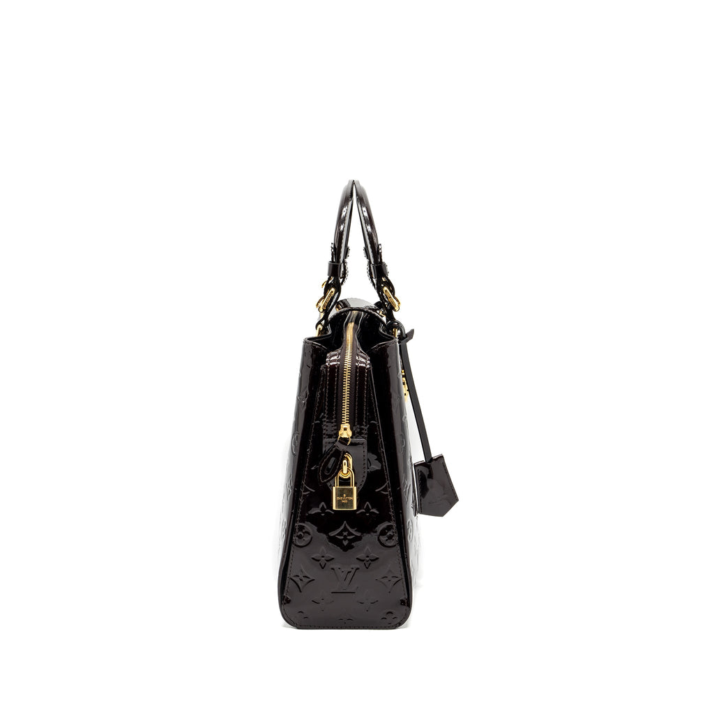 LOUIS VUITTON LARGE ZIP TOTE BAG PATENT LEATHER AMATANTE GHW