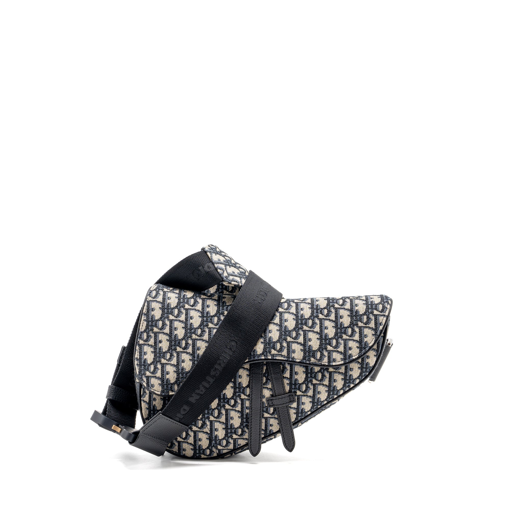 DIOR HOMME SADDLE BAG DIOR OBLIQUE JACQUARD MULTICOLOUR HARDWARE