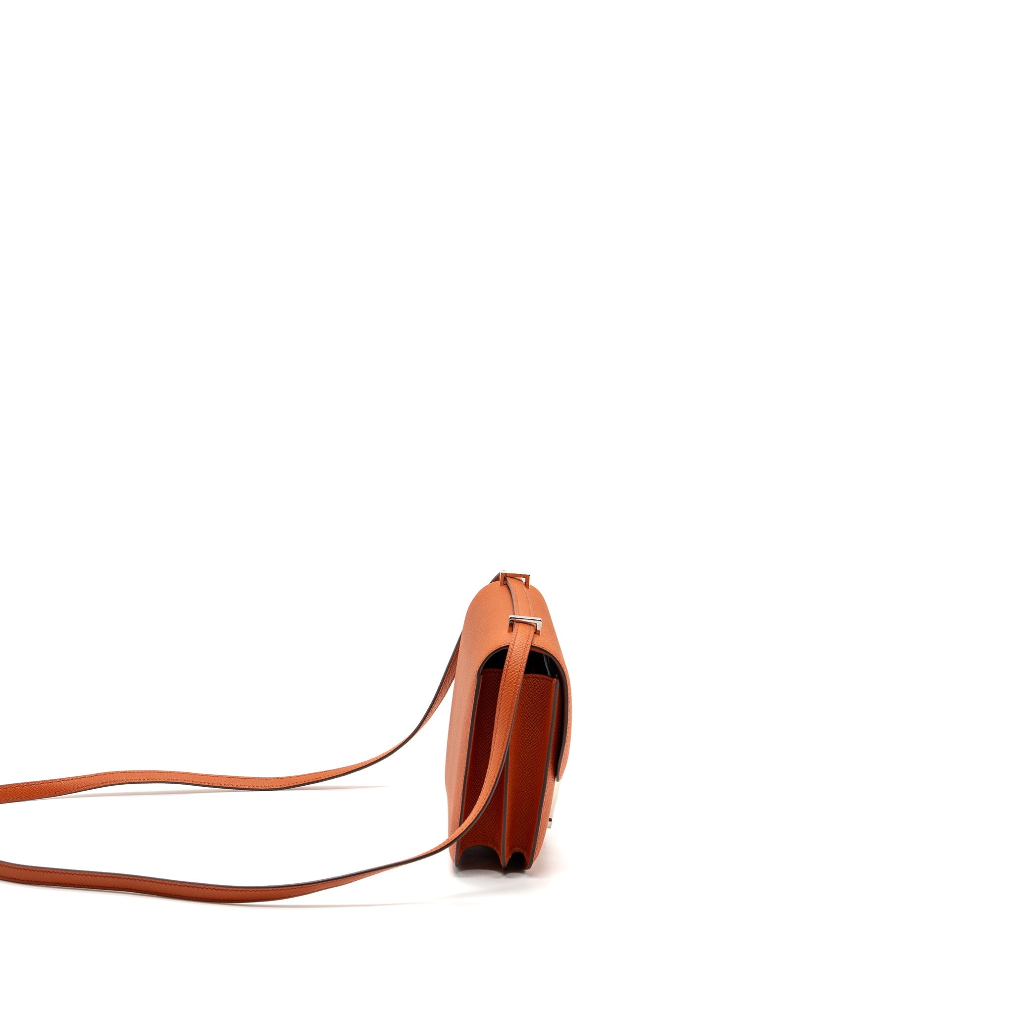 HERMES MINI CONSTANCE EPSOM TERRE BATTUE/ ROSE CONFETTI SHW