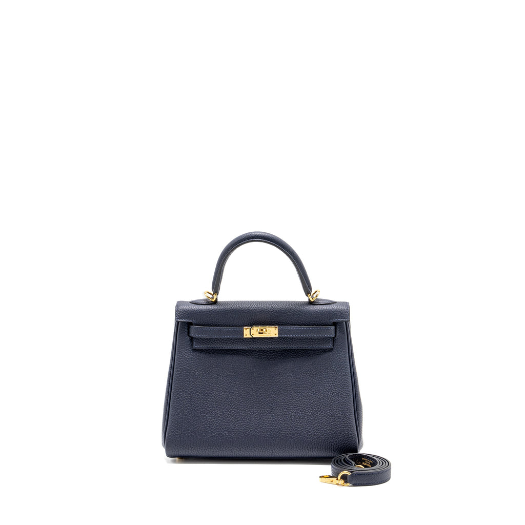 HERMES KELLY25 TOGO BLUE NUIT GHW