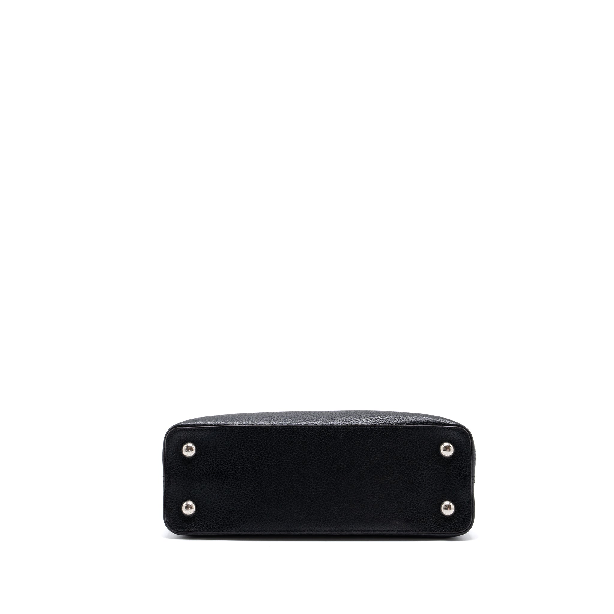 LOUIS VUITTON CAPUCINES PM CALFSKIN BLACK SHW