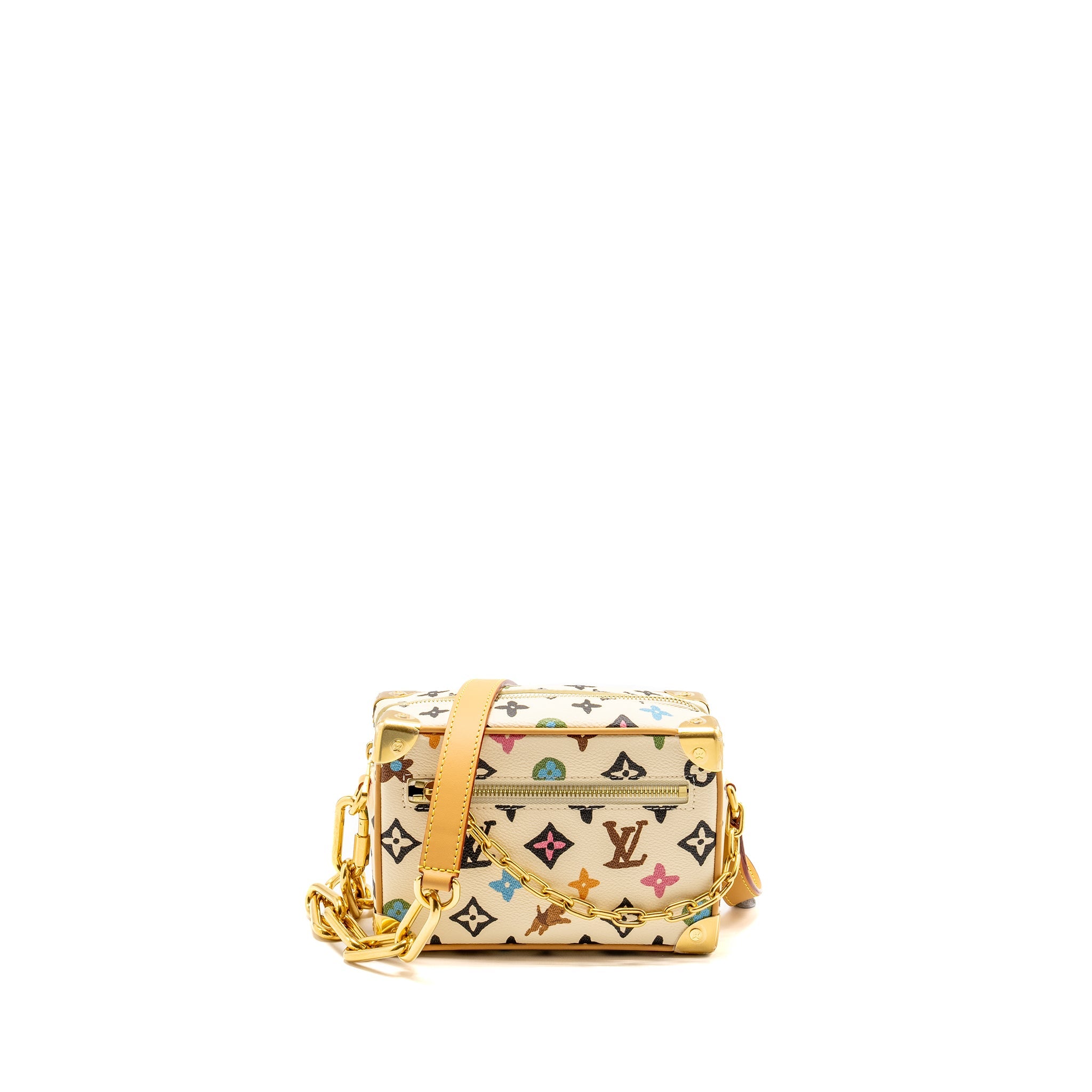 LOUIS VUITTON MINI SOFT TRUNK MONOGRAM CRAGGY CANVAS GHW