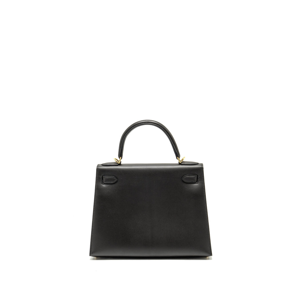 HERMES KELLY28 SOMBRERO EBENE GHW