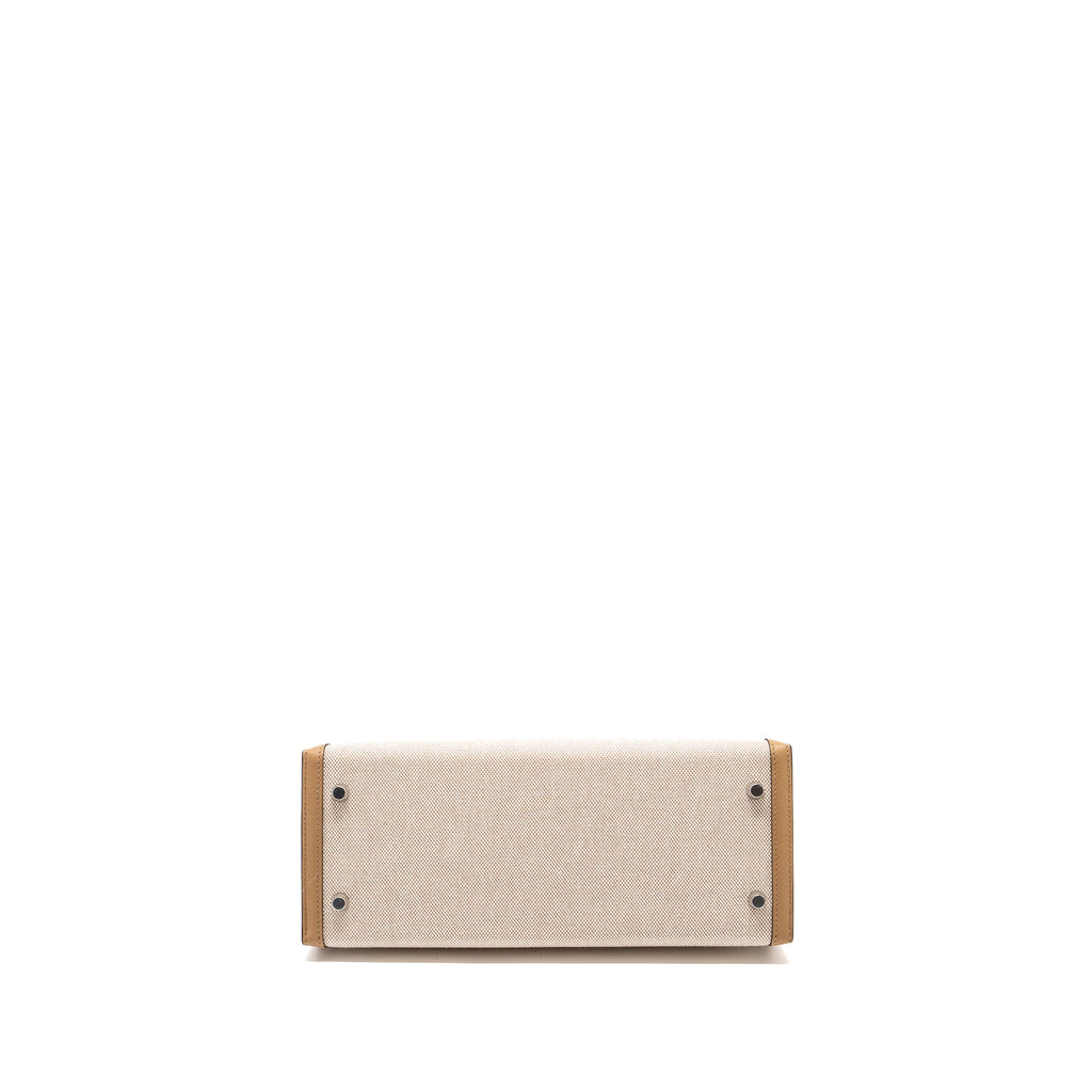 HERMES KELLY 28 SWIFT/CANVAS CHAI SHW