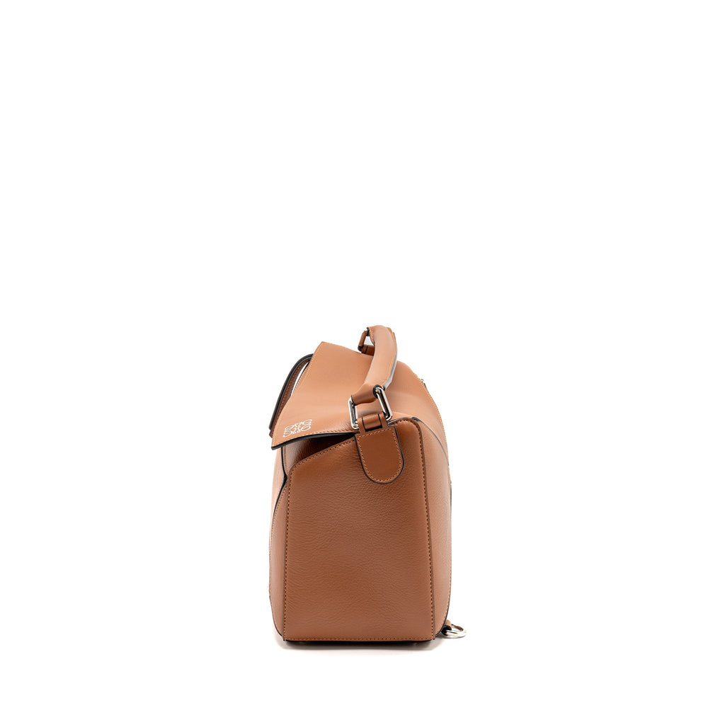 LOEWE MEDIUM PUZZLE BAG CALFSKIN TAN SHW