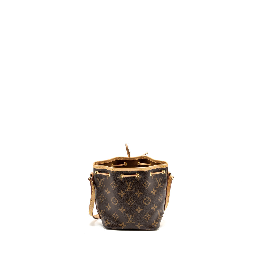 LOUIS VUITTON NANO NOE MONOGRAM CANVAS GHW