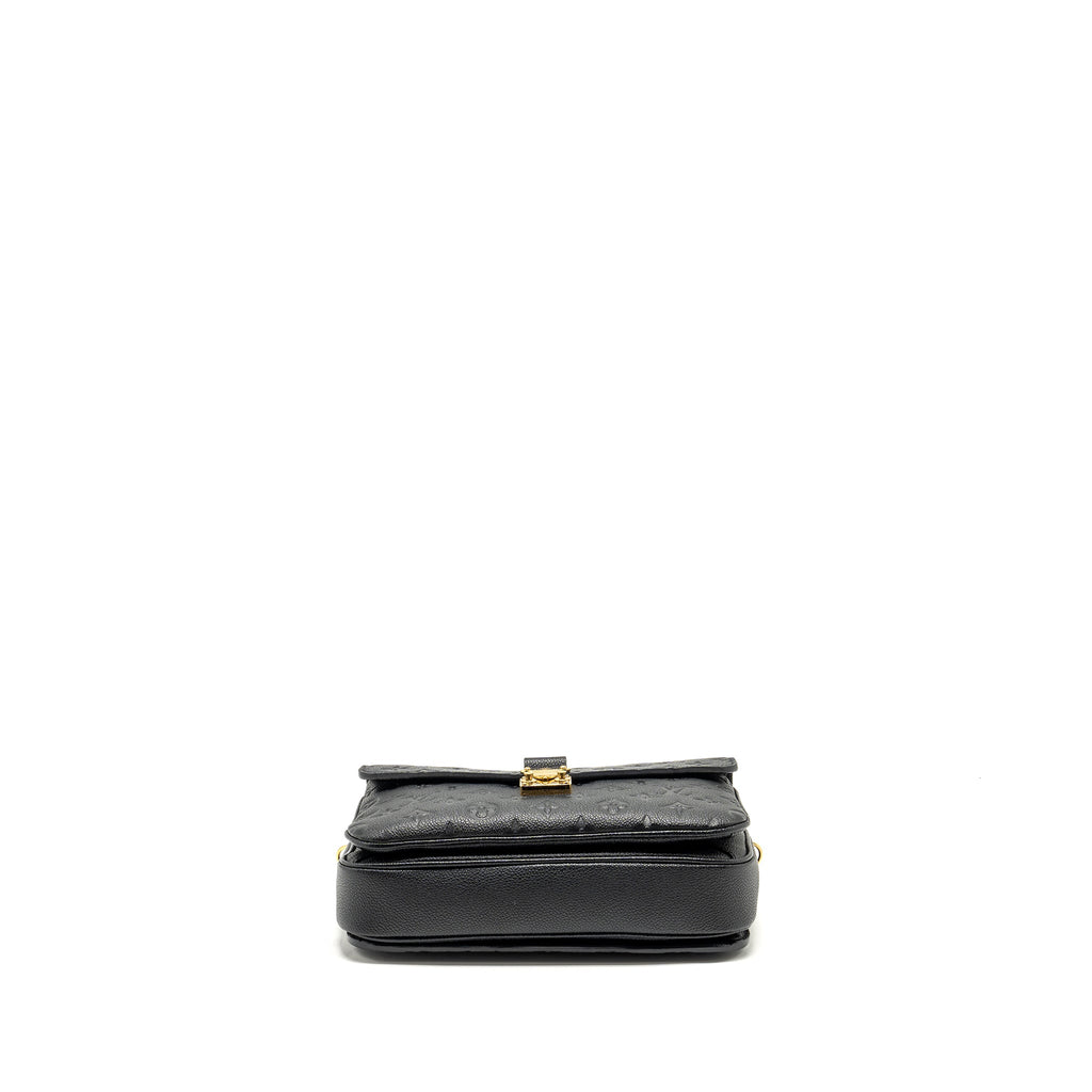 LOUIS VUITTON POCHETTE METIS MONOGRAM EMPREINTE BLACK GHW