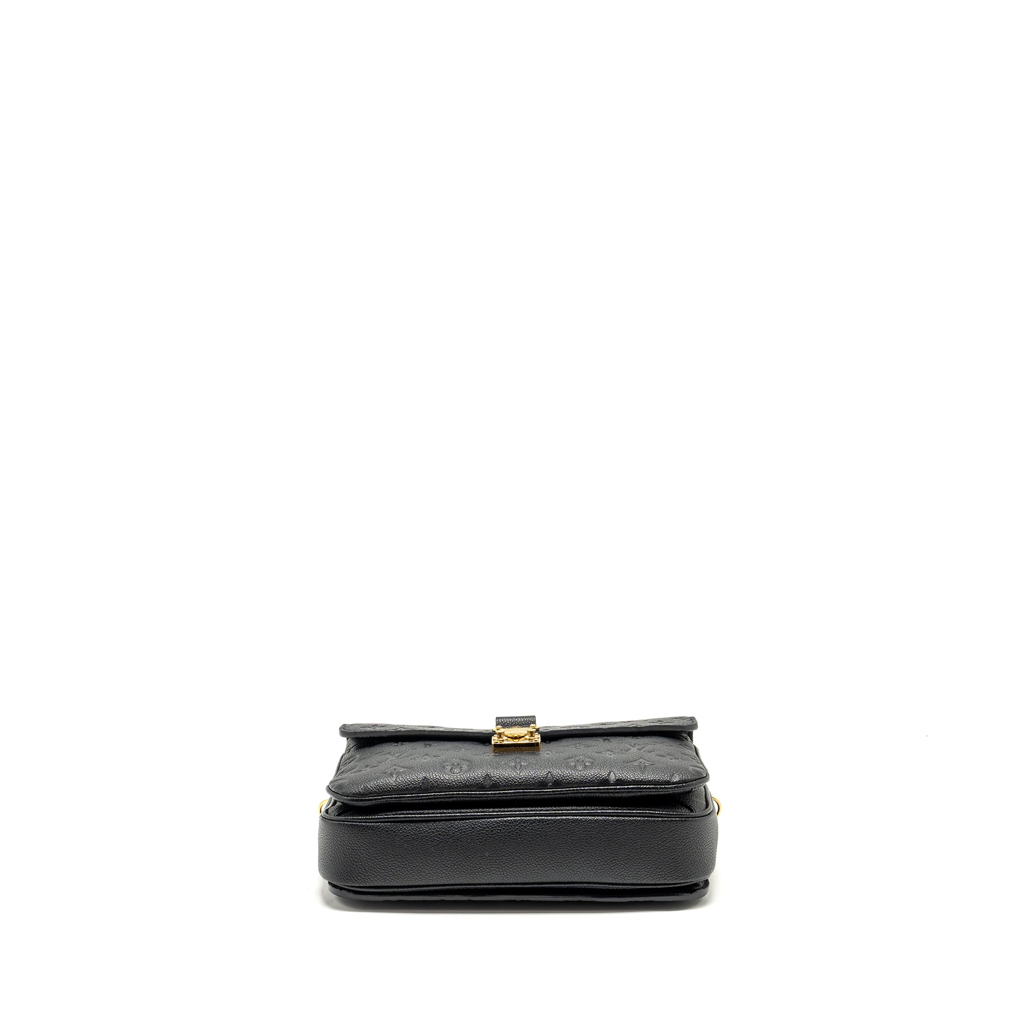 LOUIS VUITTON POCHETTE METIS MONOGRAM EMPREINTE BLACK GHW