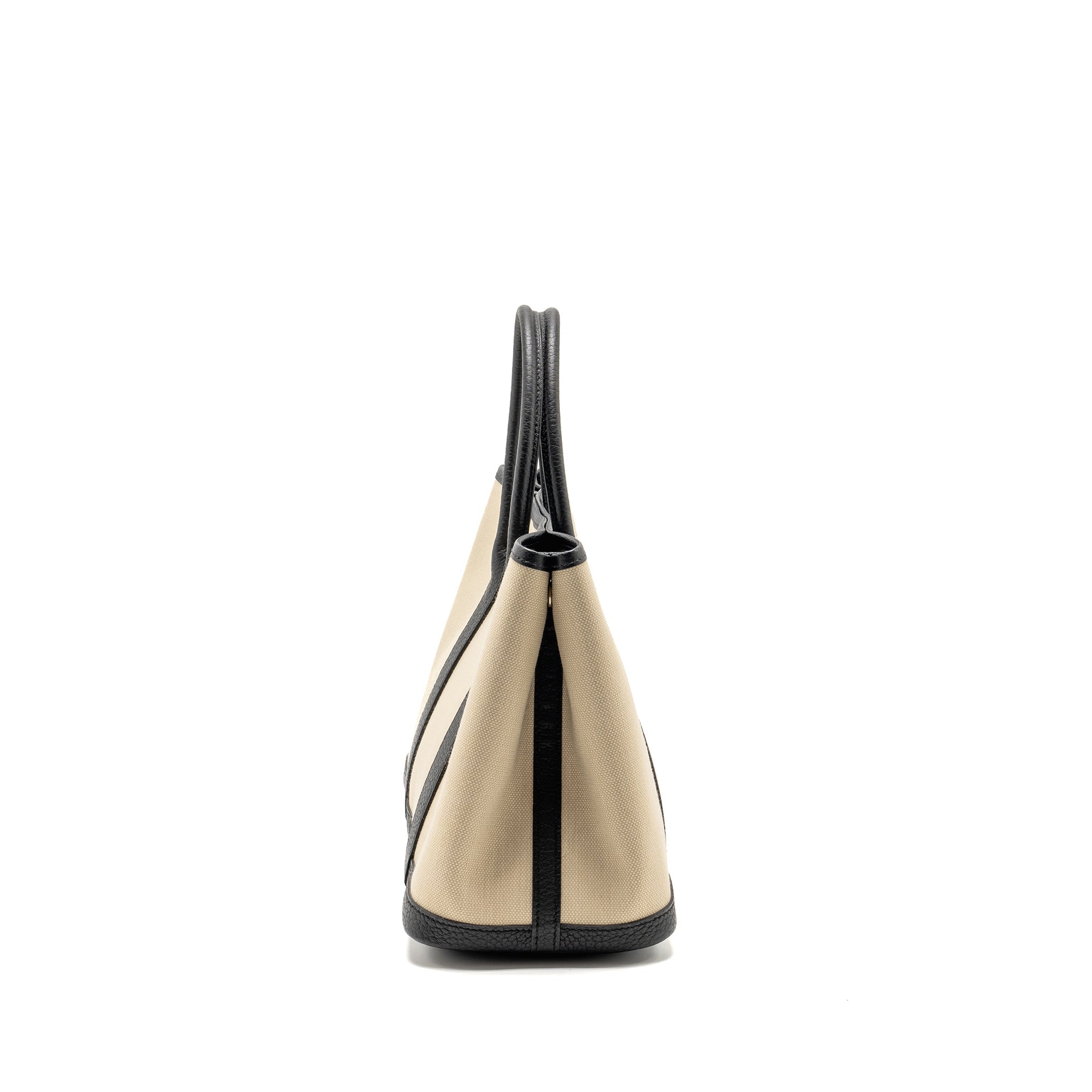 HERMES GARDEN PARTY 30 CANVAS/ NEGONDA BETON/BLACK SHW