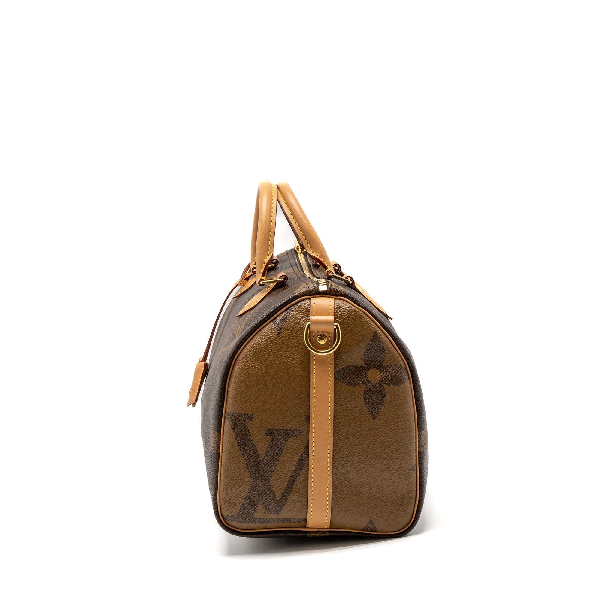 LOUIS VUITTON SPEEDY 30 BANDOULIERE GIANT MONOGRAM REVERSE CANVAS GHW