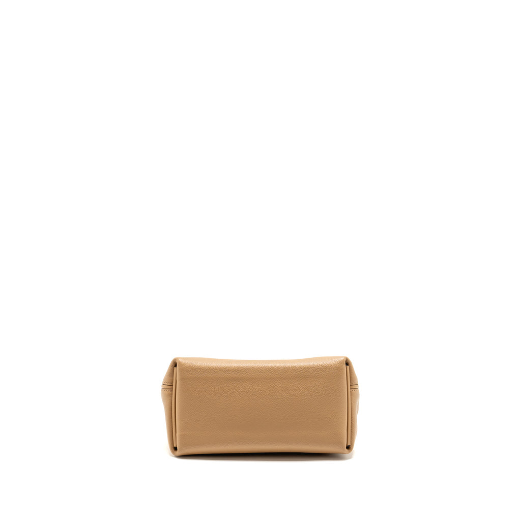 HERMES MINI 2424 24/24-21 BAG EVERCOLOR/SWIFT CHAI/FAUVE GHW