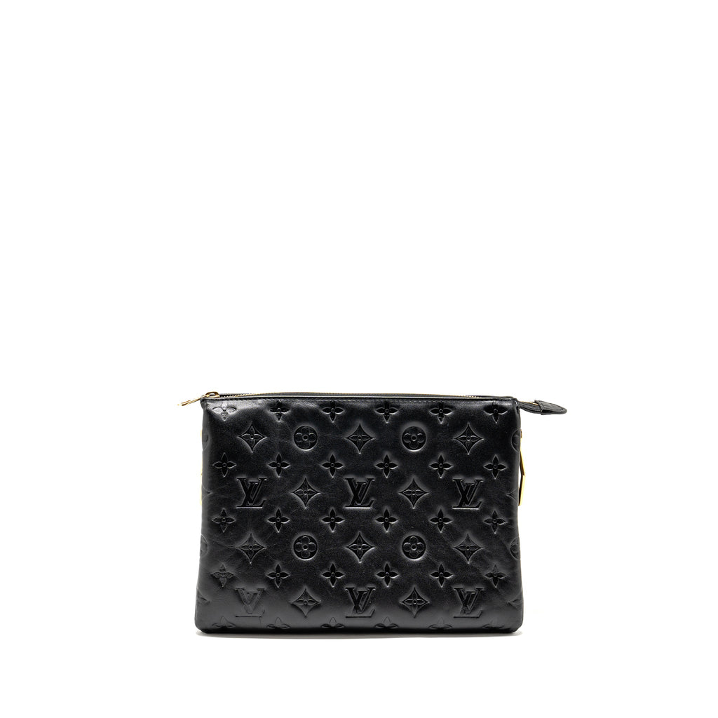 LOUIS VUITTON COUSSIN PM LAMBSKIN BLACK GHW