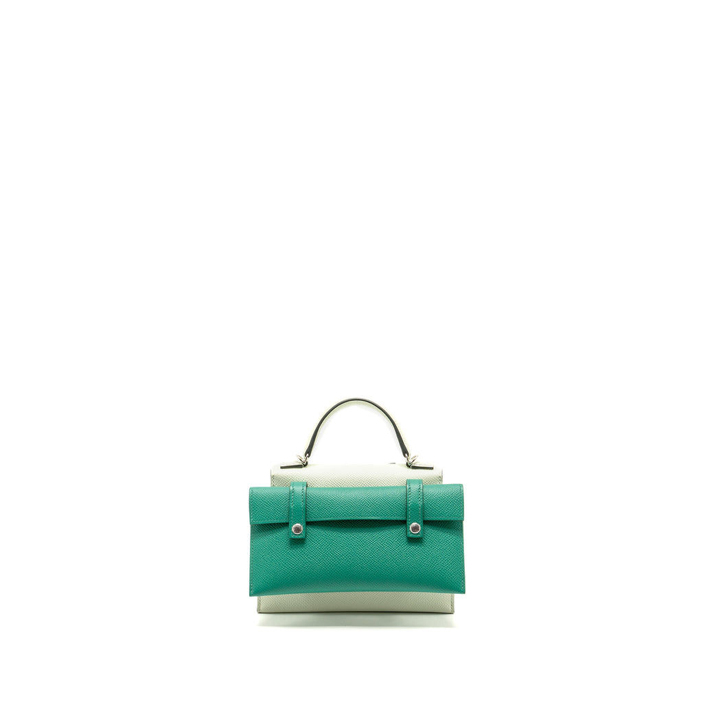 HERMES KELLY DOLE PICTO EPSOM VERT FIZZ / NATA / ROSE TEXAS SHW