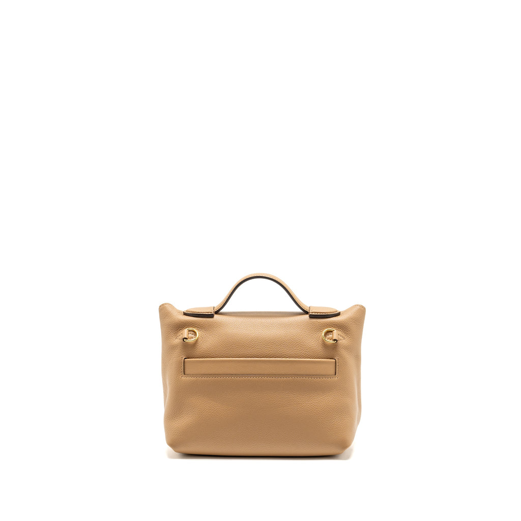 HERMES MINI 2424 24/24-21 BAG EVERCOLOR/SWIFT CHAI/FAUVE GHW