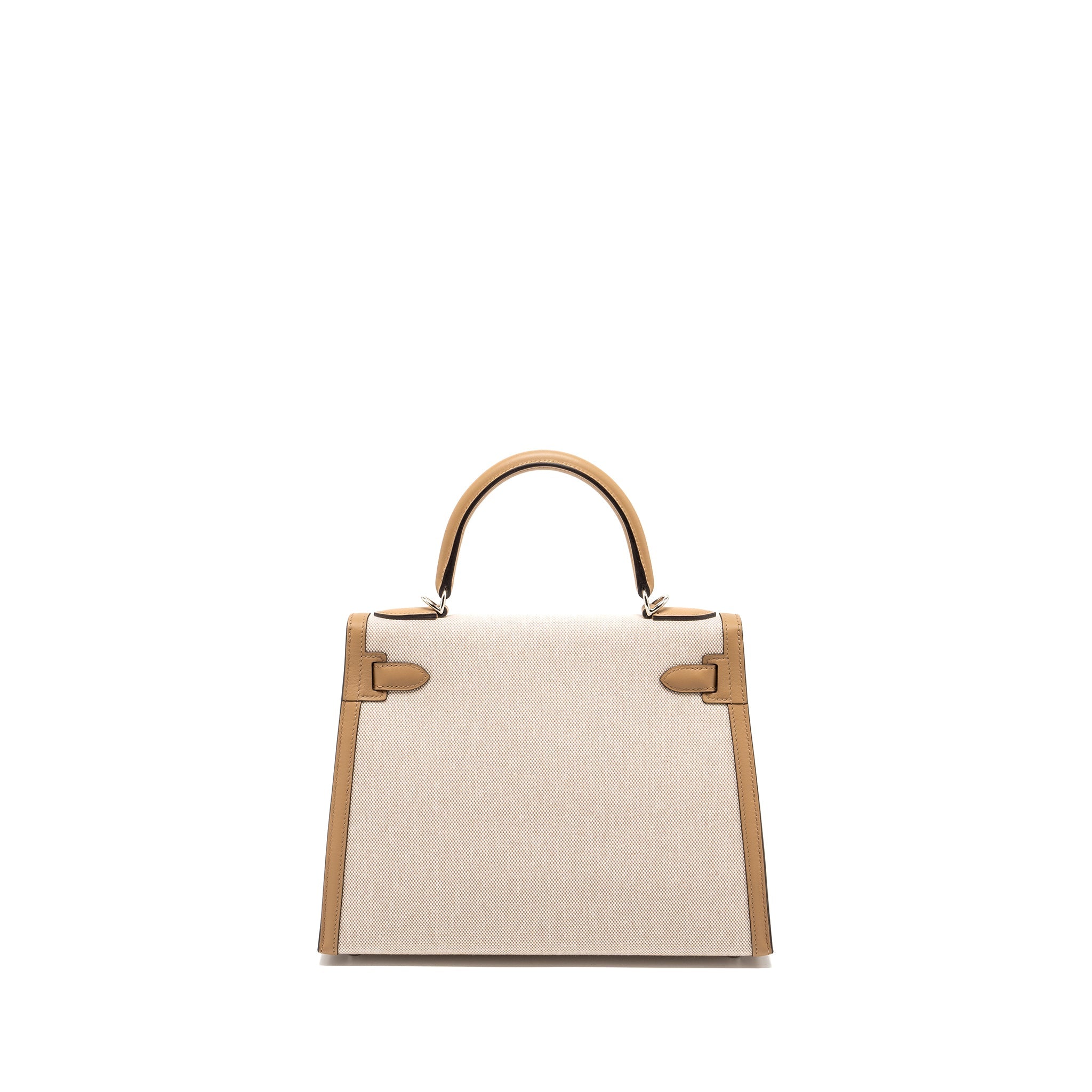 HERMES KELLY 28 SWIFT/CANVAS CHAI SHW
