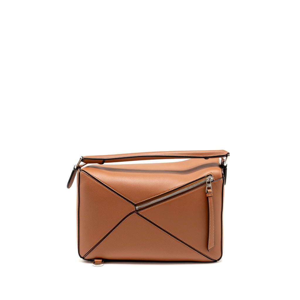 LOEWE MEDIUM PUZZLE BAG CALFSKIN TAN SHW