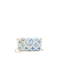 LOUIS VUITTON FELICIE POCHETTE MONOGRAM CANVAS BLUE/MULTICOLOUR GHW