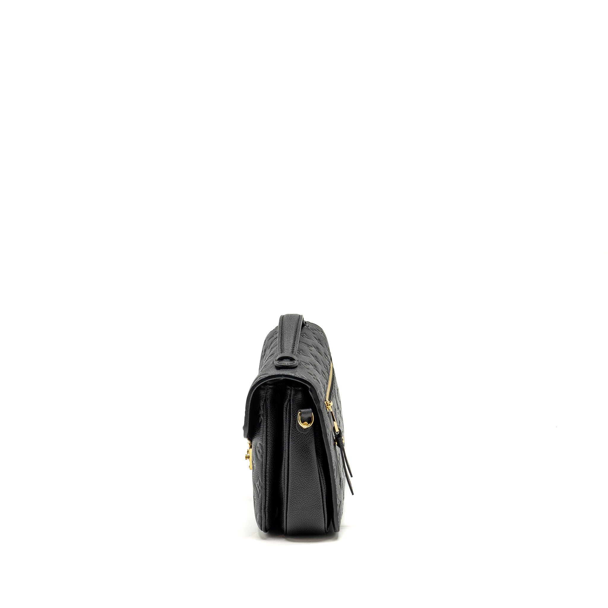LOUIS VUITTON POCHETTE METIS MONOGRAM EMPREINTE BLACK GHW
