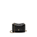CHANEL FOLD FLAP VANITY CLUTCH WITH CHAIN CAVIAR BLACK GHW (MICROCHIP)
