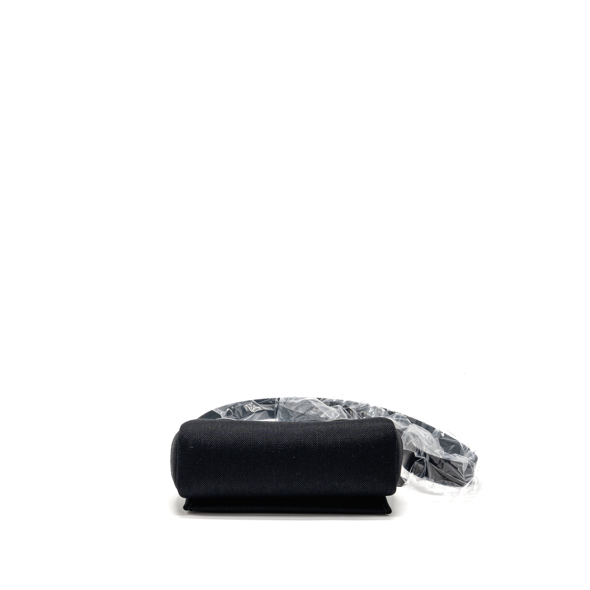 HERMES HERBAG MINI CANVAS / HUNTER BLACK GHW