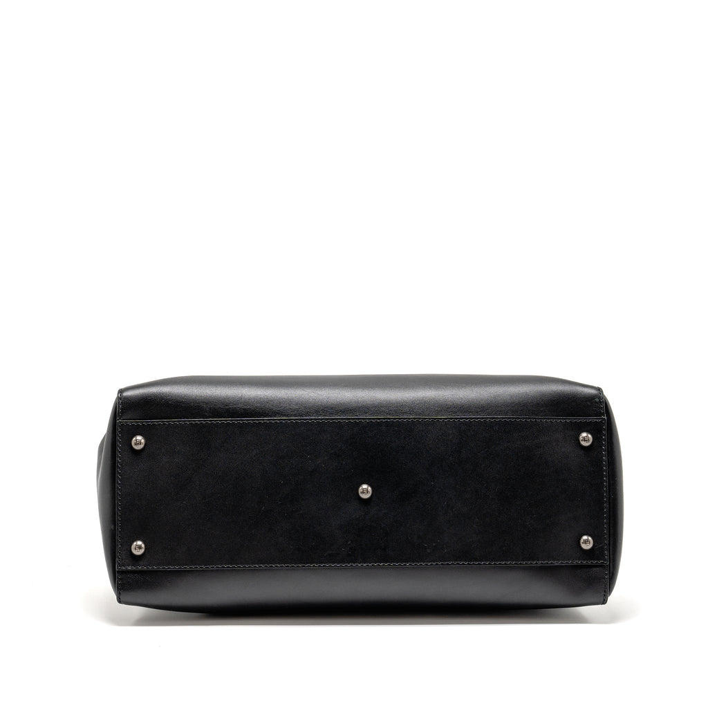 FENDI LARGE PEEKABOO BAG CALFSKIN BLACK GHW