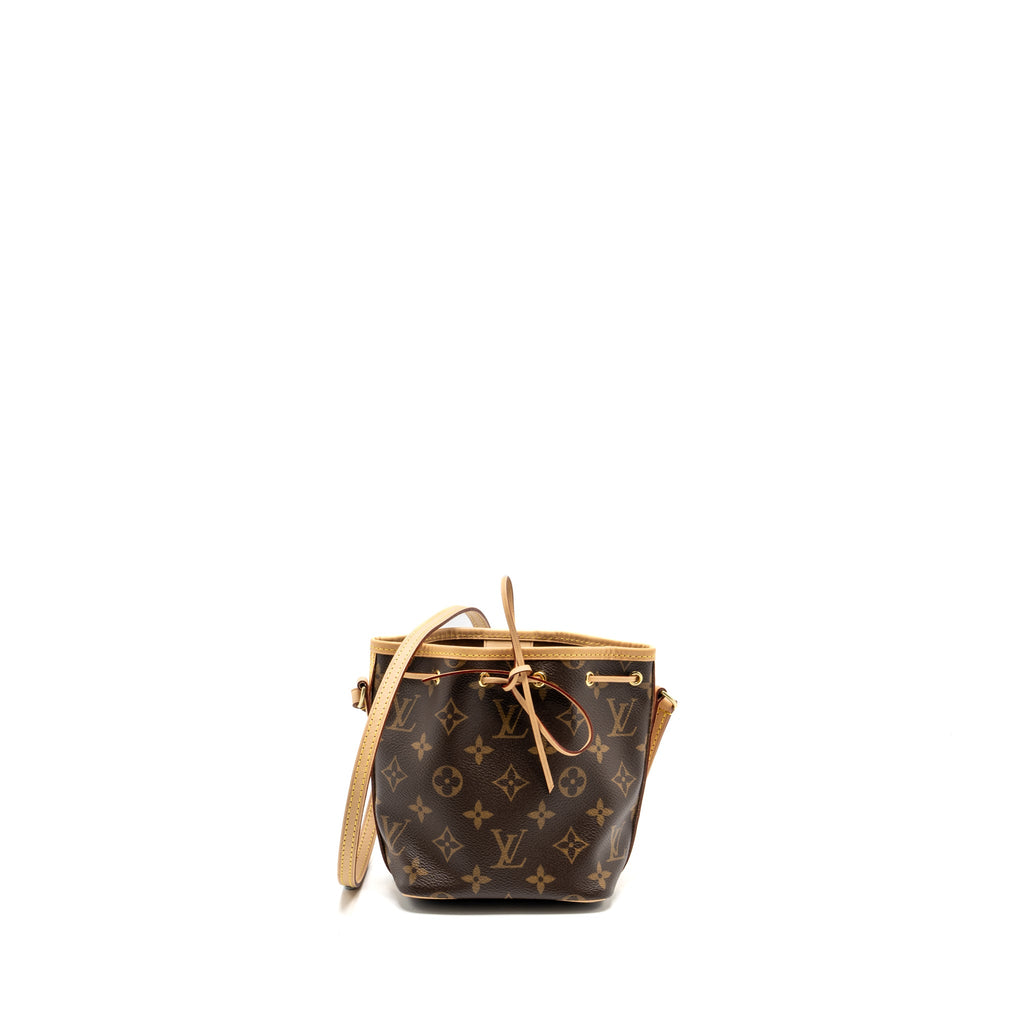 LOUIS VUITTON NANO NOE MONOGRAM CANVAS GHW