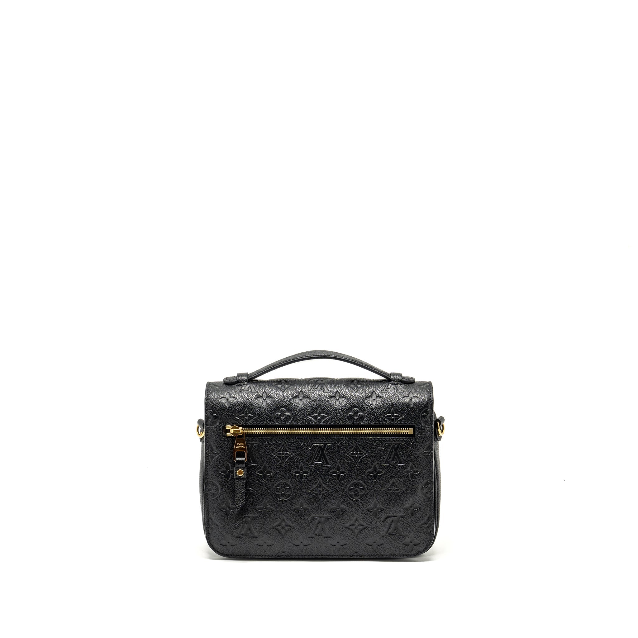LOUIS VUITTON POCHETTE METIS MONOGRAM EMPREINTE BLACK GHW