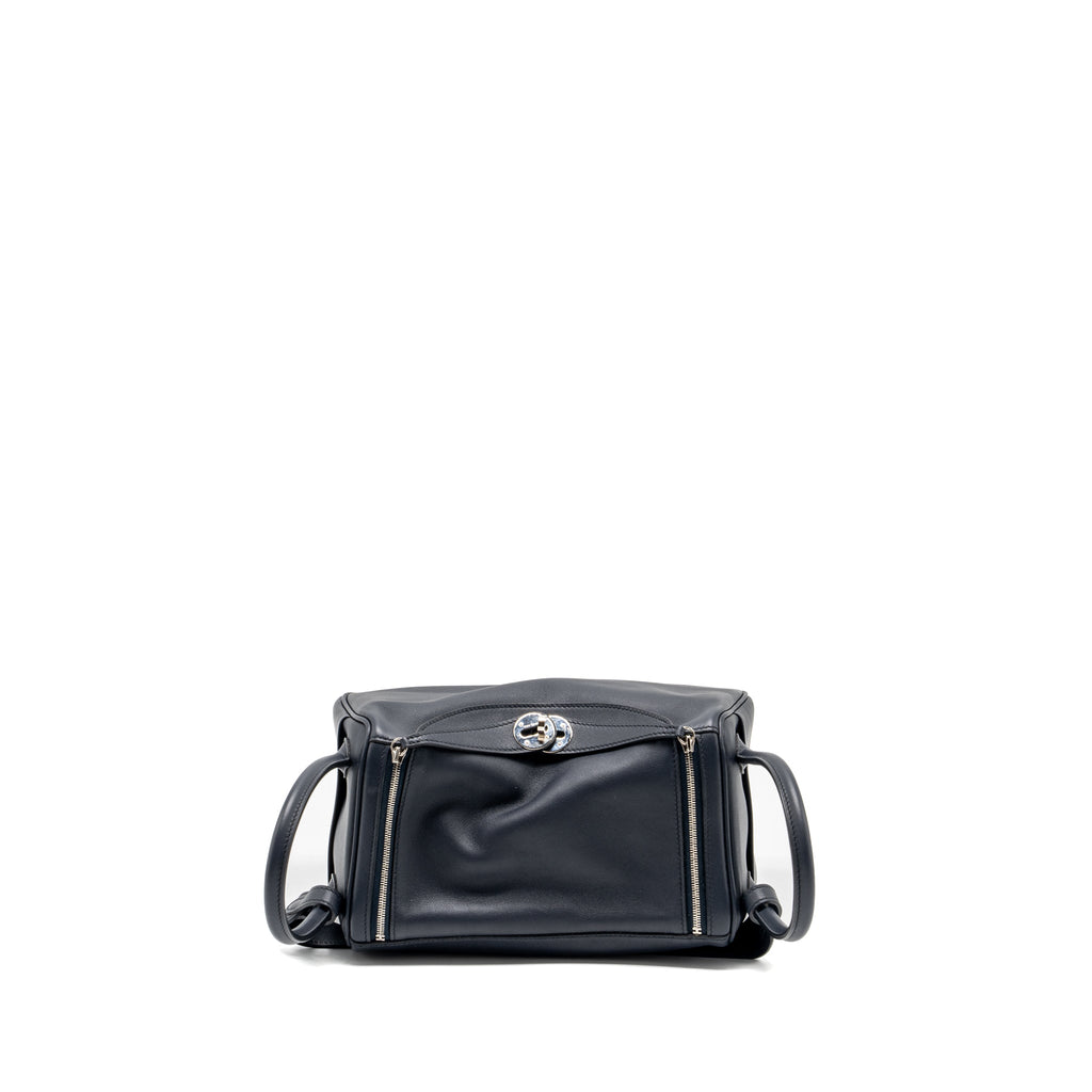 HERMES LINDY 26 SWIFT BLUE INDIGO/ROSE POURPRE SHW