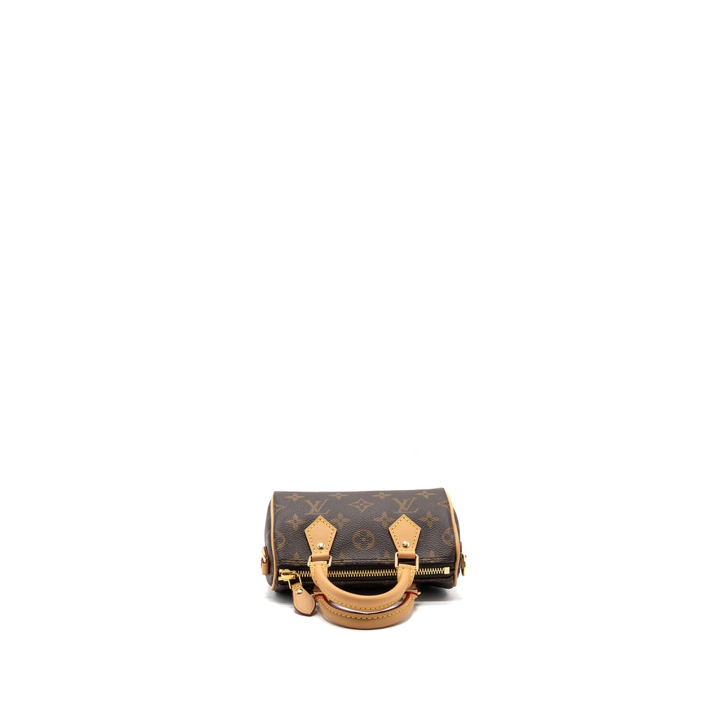 LOUIS VUITTON NANO SPEEDY MONOGRAM CANVAS GHW